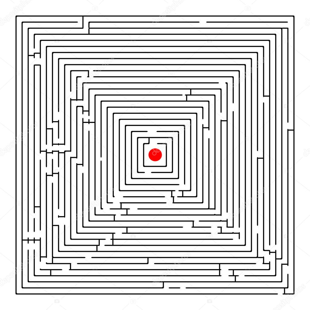 Square maze