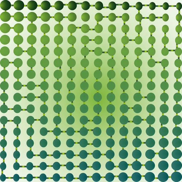 Labyrinthe demi-ton — Image vectorielle