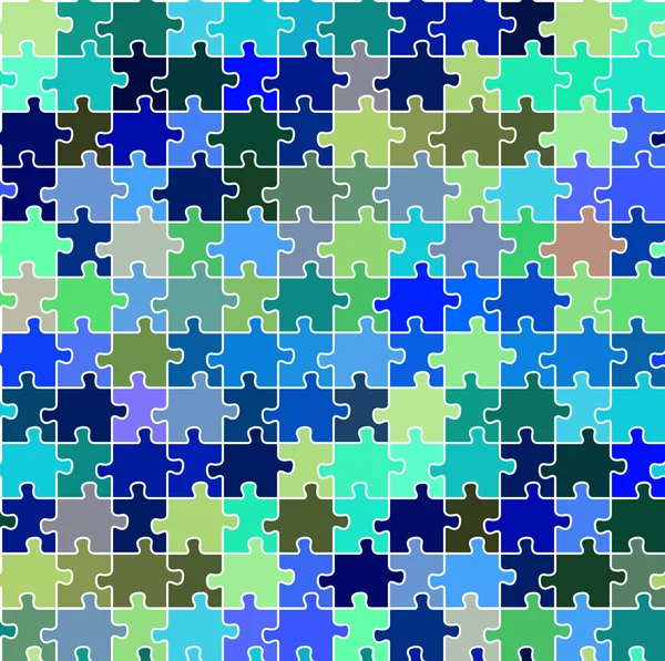 Nahtlose Puzzle-Textur 2 — Stockvektor
