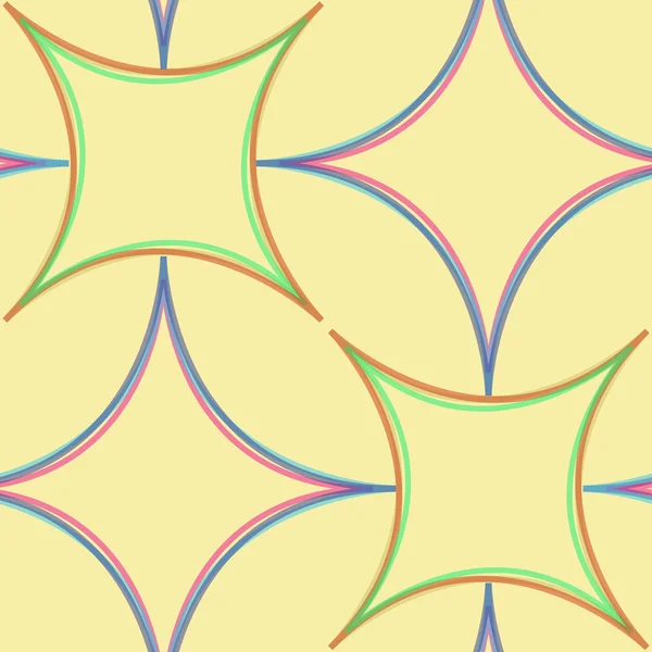 Geometrisches abstraktes nahtloses Muster — Stockvektor