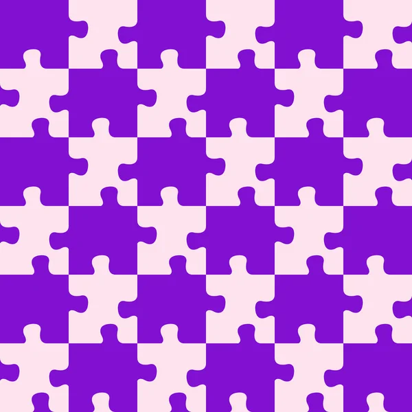 Vegyes lila színű puzzle — Stock Vector