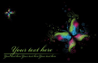 Beauty butterflies clipart