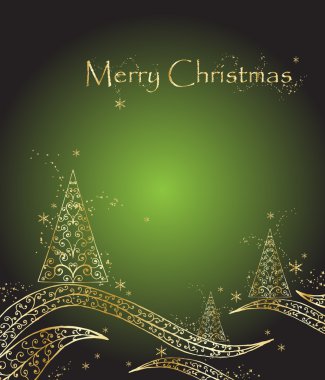 Green Background for new year and for Ch clipart
