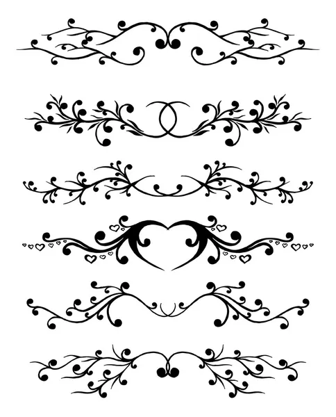 Ornamento vectorial en estilo de flor — Archivo Imágenes Vectoriales