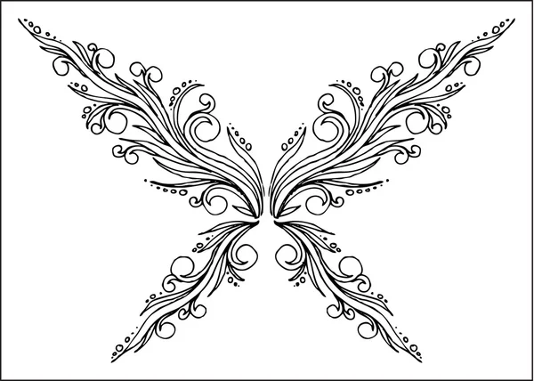 Mariposa abstracta — Archivo Imágenes Vectoriales