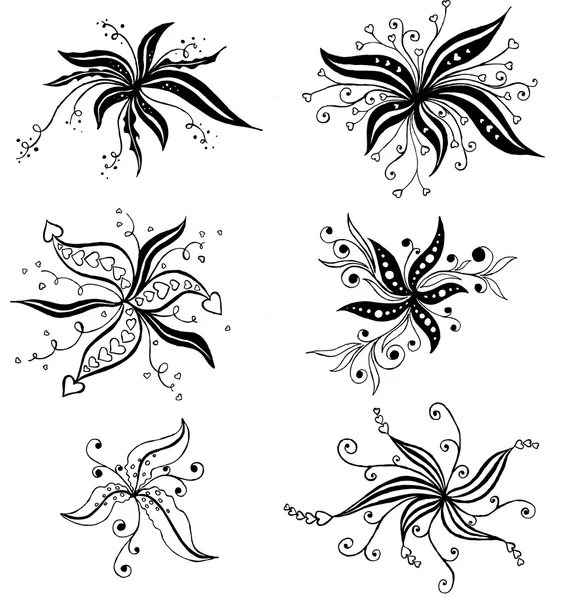 Векторний орнамент У квітковому стилі — стоковий вектор