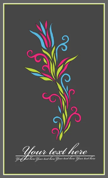 Abstract floral element — Stockvector