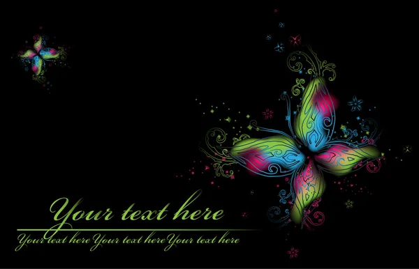 Papillons de beauté — Image vectorielle