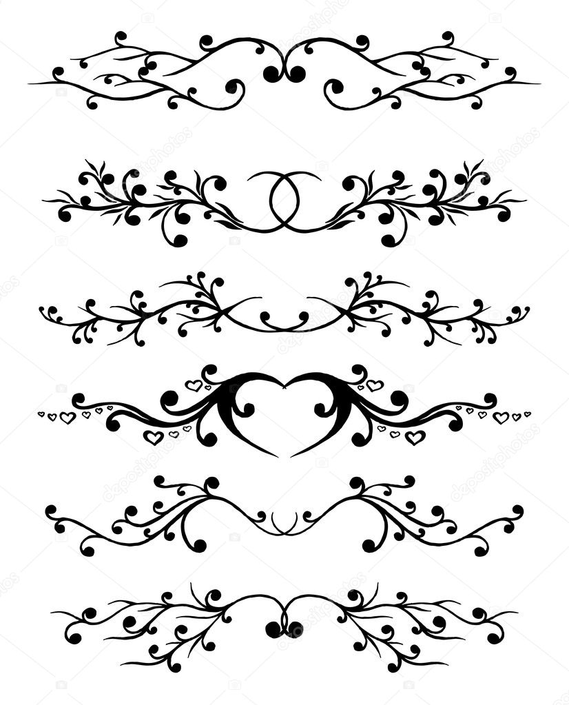 Vector ornament In flower style