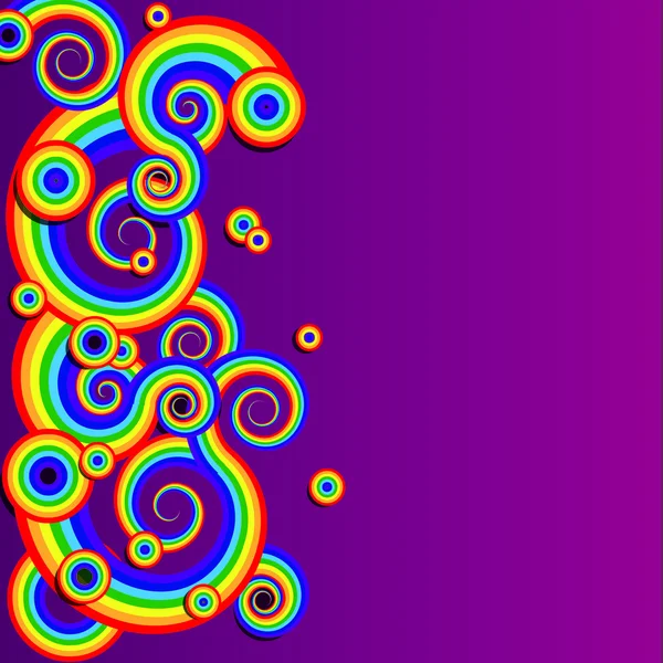 抽象彩虹 — 图库矢量图片