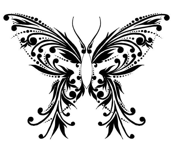 Abstraktní motýl — Stockový vektor