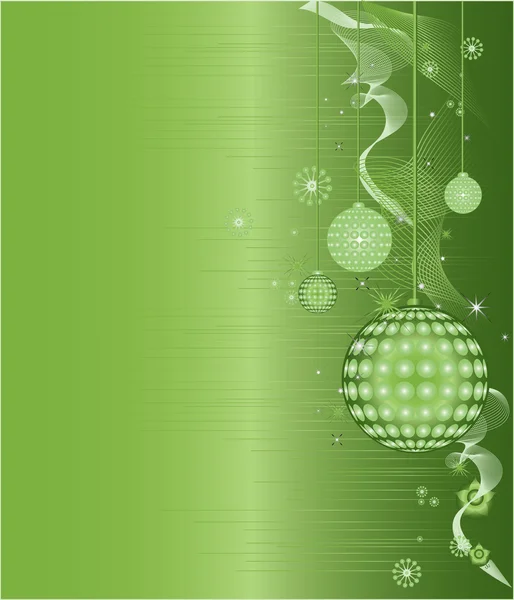 Green Christmas Frame Pattern — Wektor stockowy