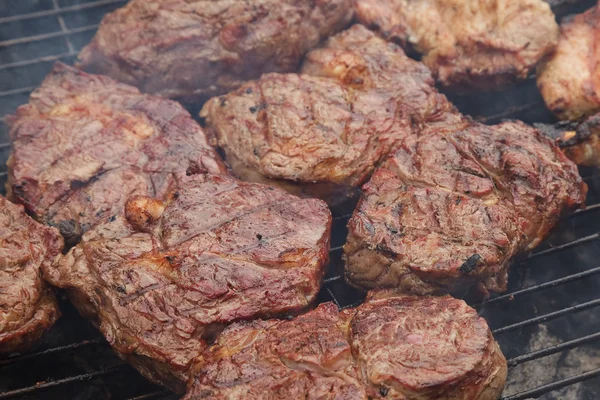 石炭の肉 — ストック写真