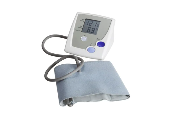 Automatic blood pressure monitor Stock Photo