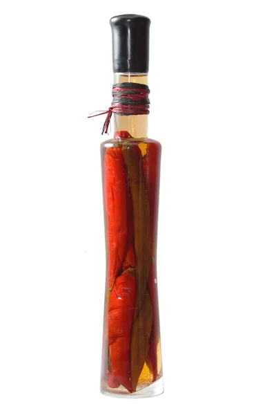 Paprika in der Flasche — Stockfoto