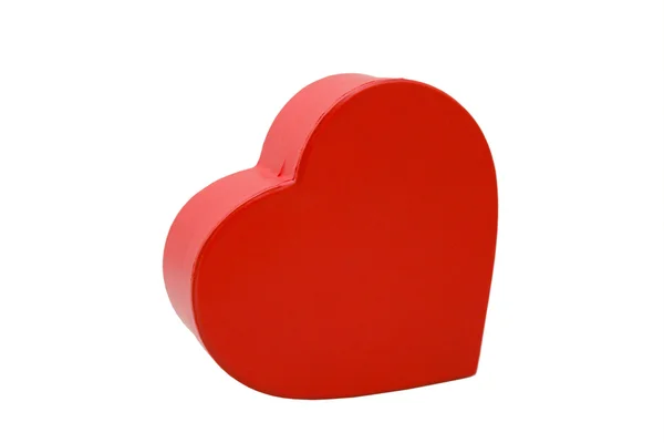 Caixa de presente. Coração — Fotografia de Stock