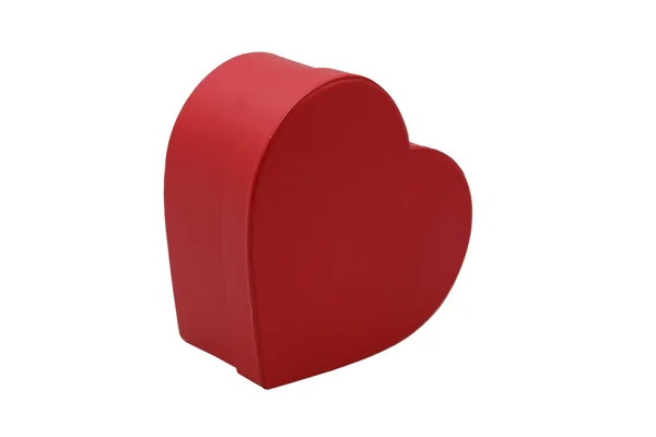 Caixa de presente. Coração — Fotografia de Stock