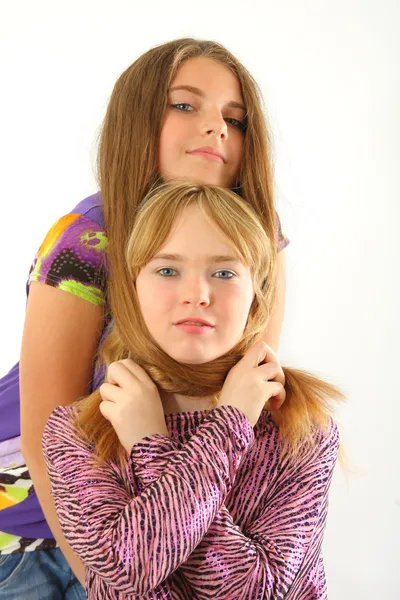 Dois modelos jovens e maravilhosos — Fotografia de Stock