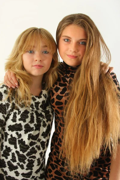 Két gyönyörű lányok — Stock Fotó