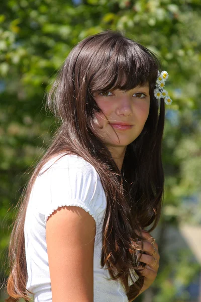 Mladá dospívající dívka — Stock fotografie