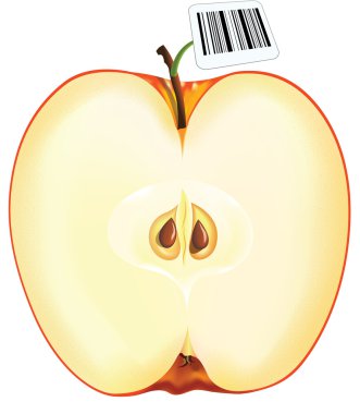 New variety of apples clipart