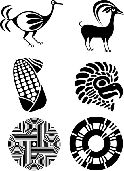 stock vector North American Indian Motifs