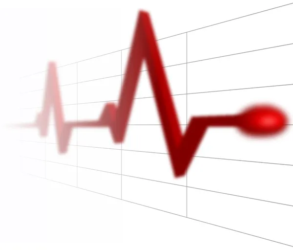 Herzsignal — Stockvektor