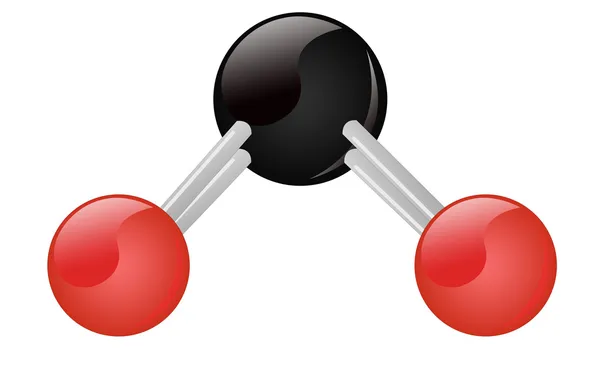 Molekula metanu — Stock fotografie