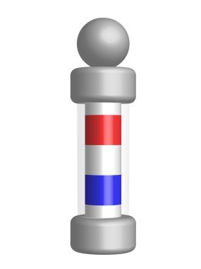 Barber pole clipart