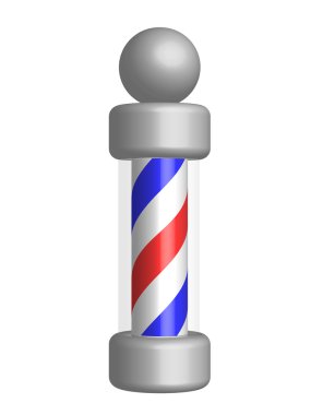 Barber pole clipart