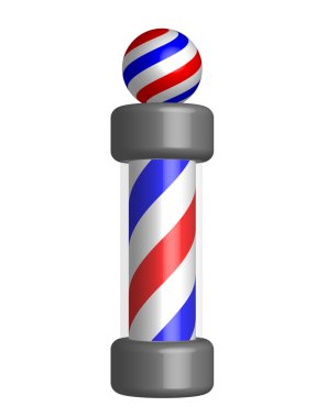 Barber pole clipart