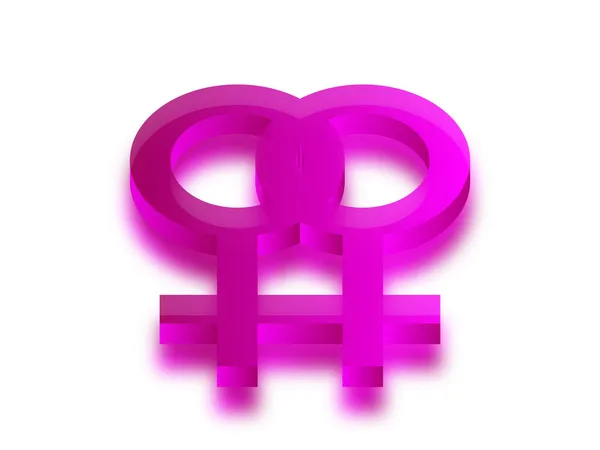 Lesbienne signe — Image vectorielle