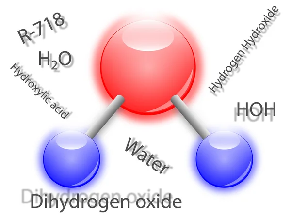 Molécula de agua — Archivo Imágenes Vectoriales