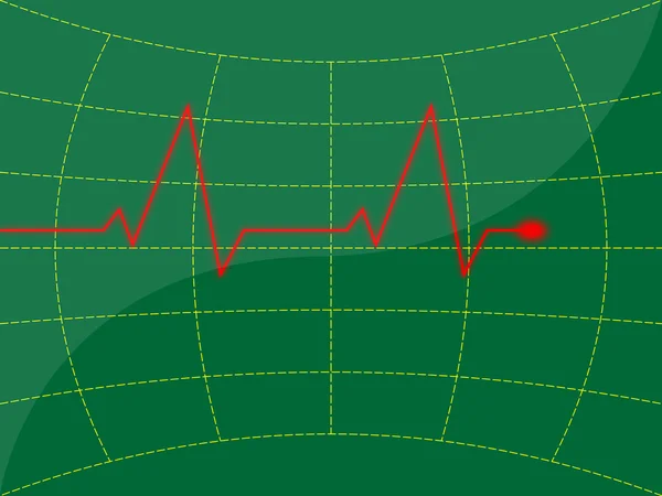 Kalp sinyali — Stok Vektör