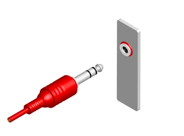 TRS connector — Stockvector
