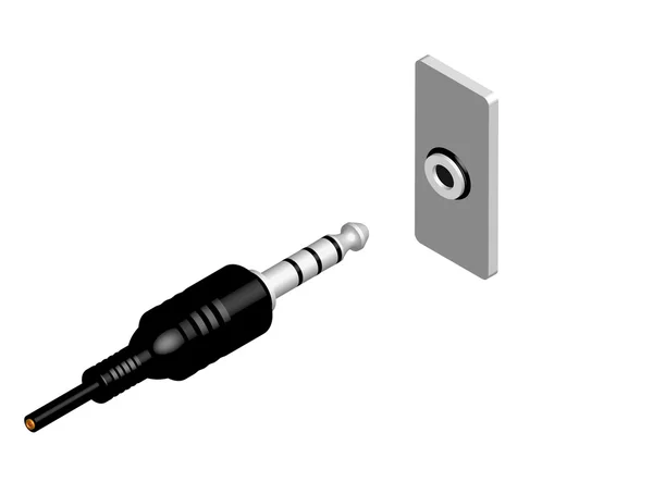 TRS connector — Stockvector
