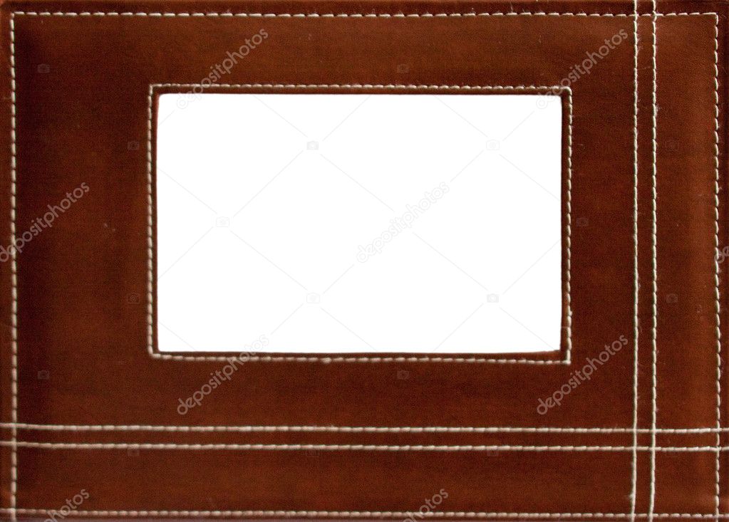 Leather frame