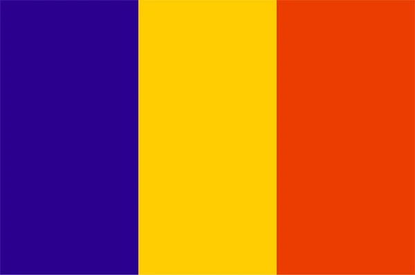 Csád, nemzeti azonosító — Stock Fotó