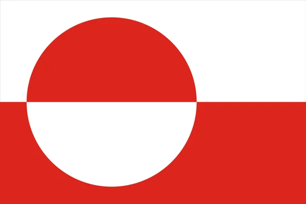 Gronelândia, identificação nacional — Fotografia de Stock