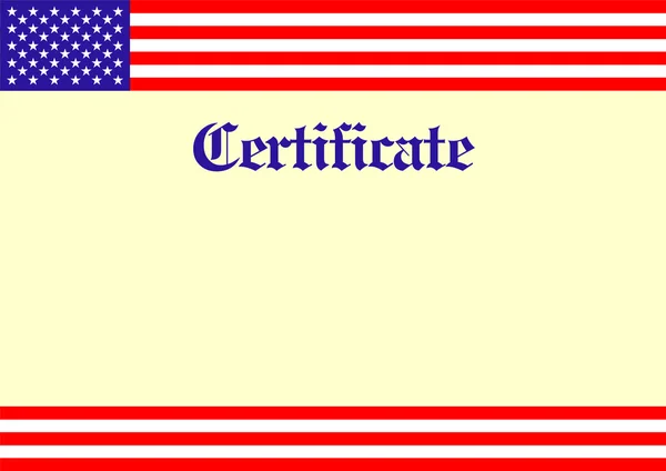 Certificado — Fotografia de Stock