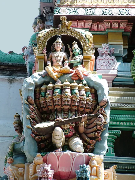 Sri meenakshi amman tempel poort — Stockfoto