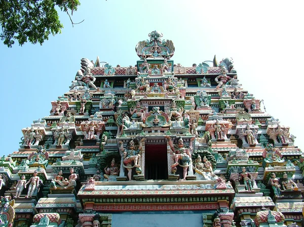 Šrí Aerdnaandrea Ammánu chrám vchod — Stock fotografie