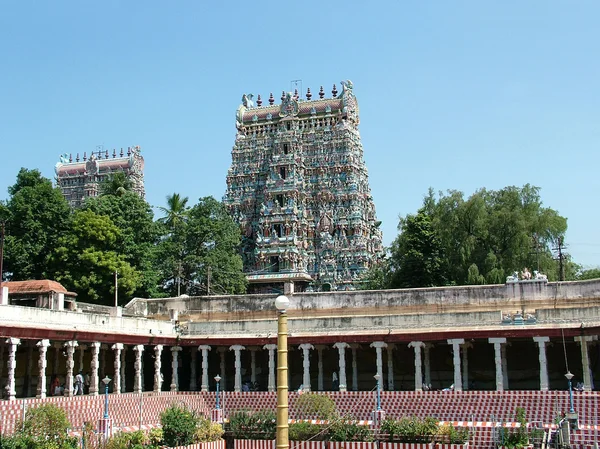 斯里兰卡 meenakshi 安曼庙，马杜赖 — 图库照片