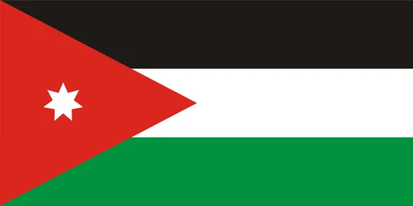 Jordânia, identificação nacional — Fotografia de Stock