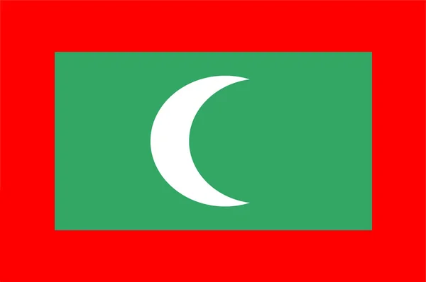Maldivas, identificação nacional — Fotografia de Stock
