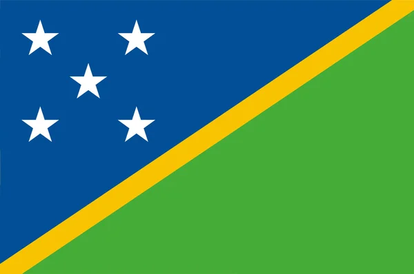 Îles Salomon, carte nationale — Photo