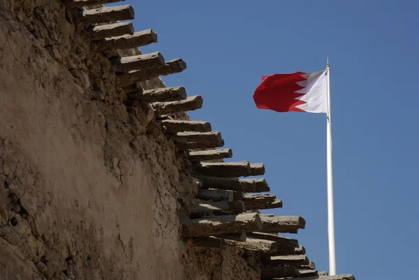 Bahrain, nationella flagga — Stockfoto
