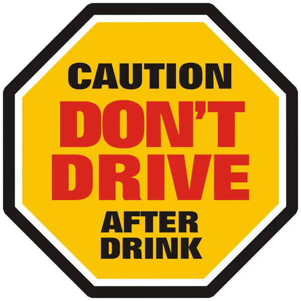 Don't Drive — Stock Photo, Image