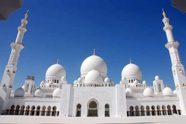 Sjeikh Zayed-moskeen, Abu Dhabi – stockfoto