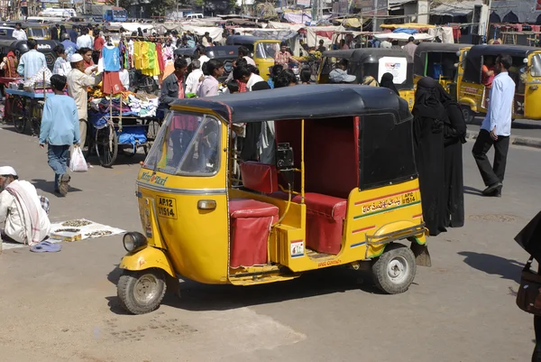 Auto de tres ruedas, India — Foto de Stock